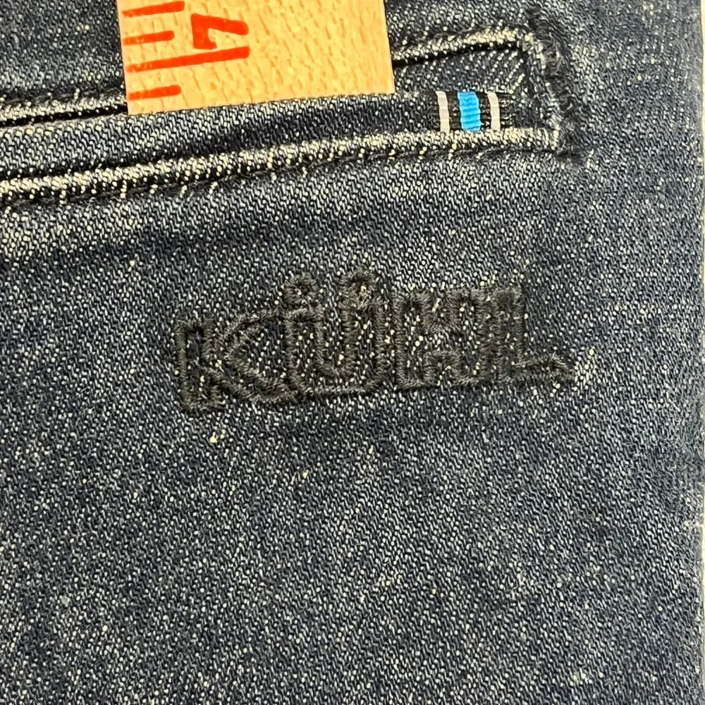KUHL Tapered Fit Jeans Mens 36x32 Blue Organic Blend Denim Pants Outdoor Hiking‎
